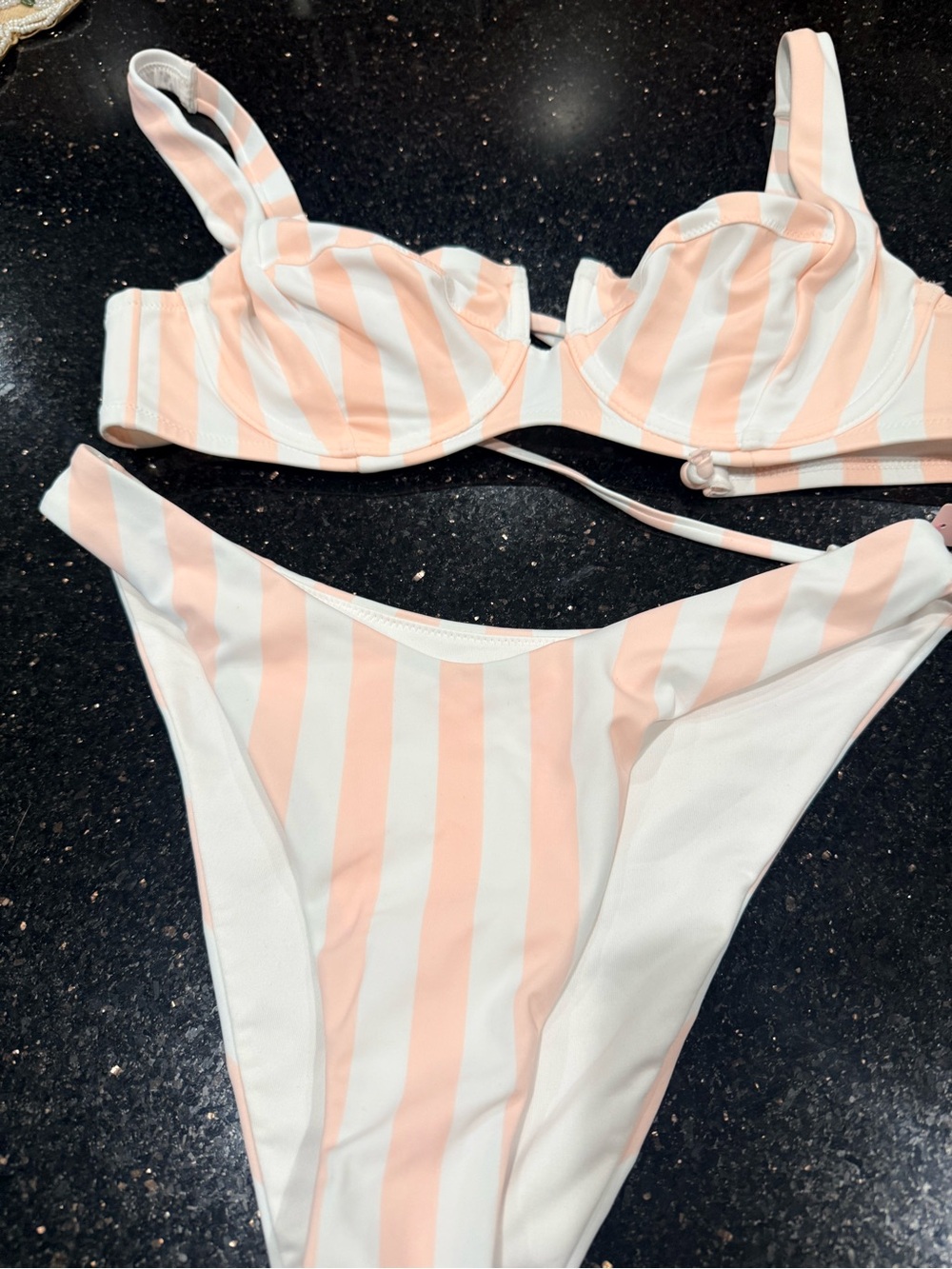 Kids Bottoms - Striped Bikini Bottom